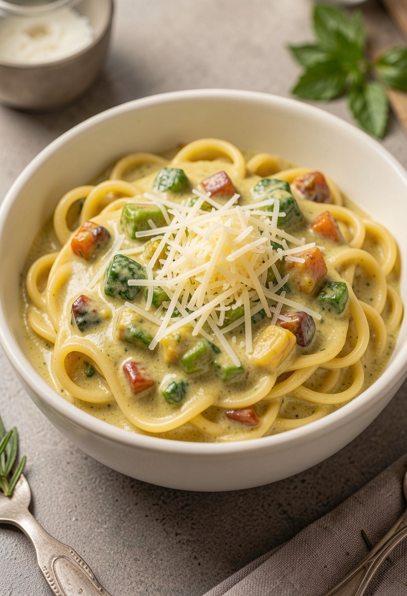  Hidden veggie pasta