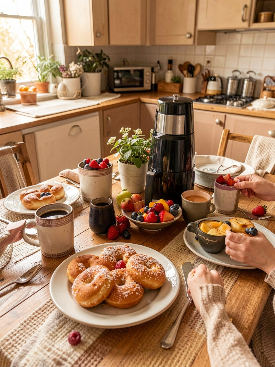 Air fryer donuts