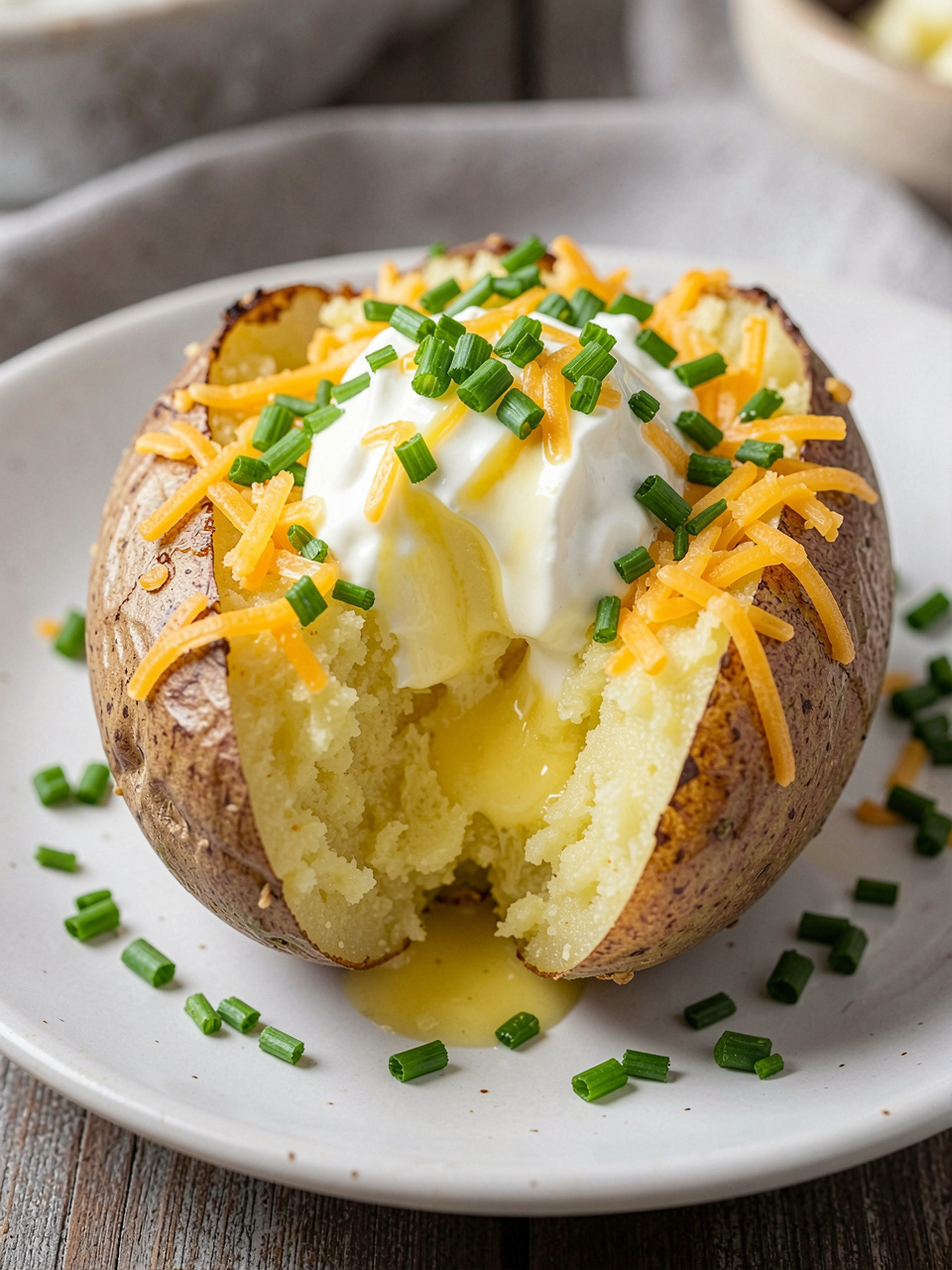 Air fryer baked potato
