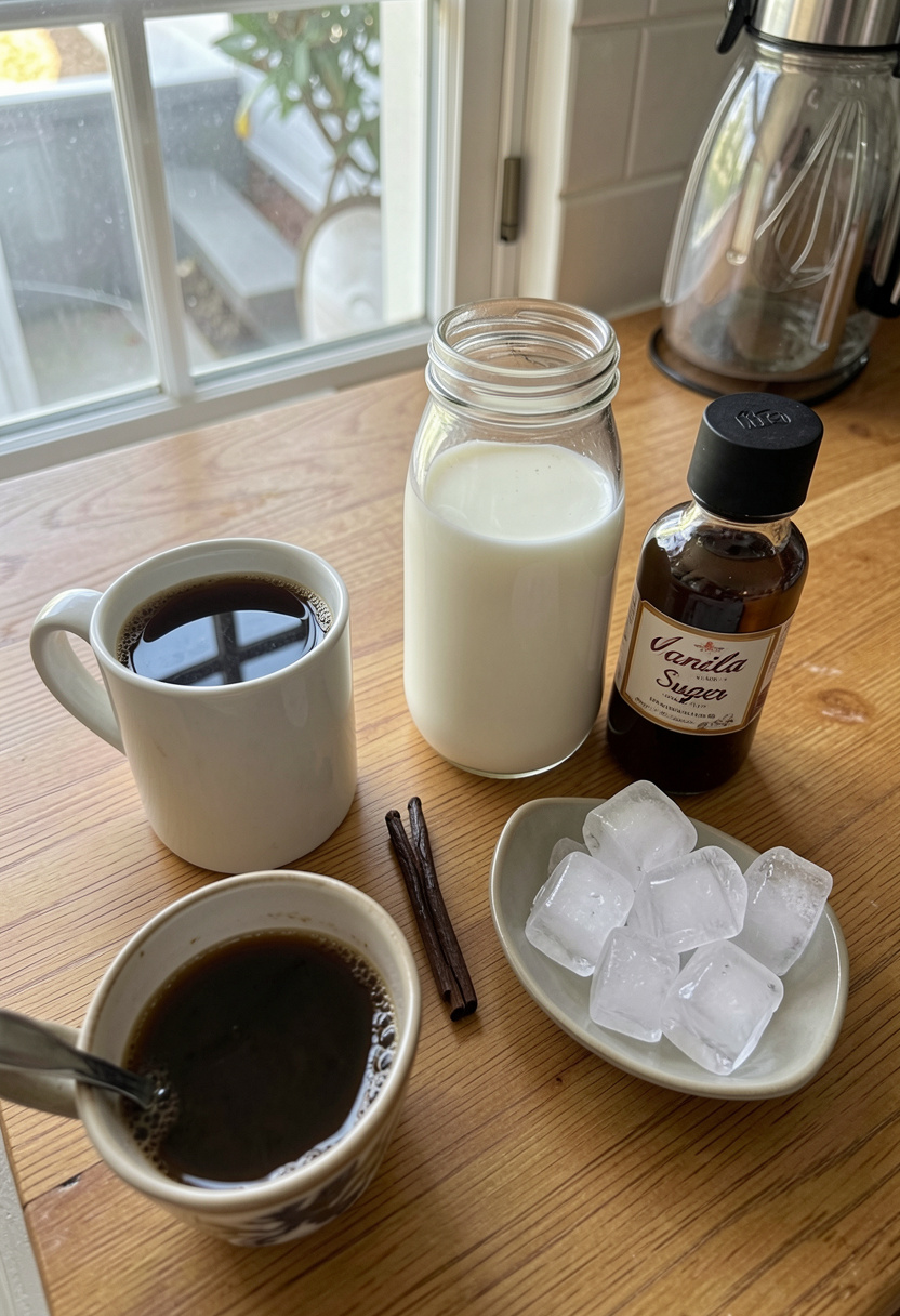  Homemade iced coffee