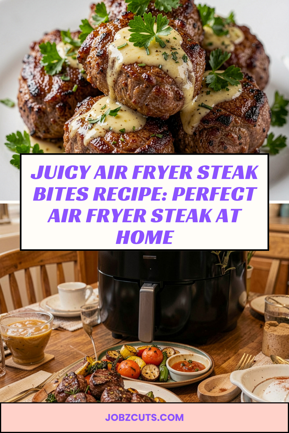 Air fryer steak