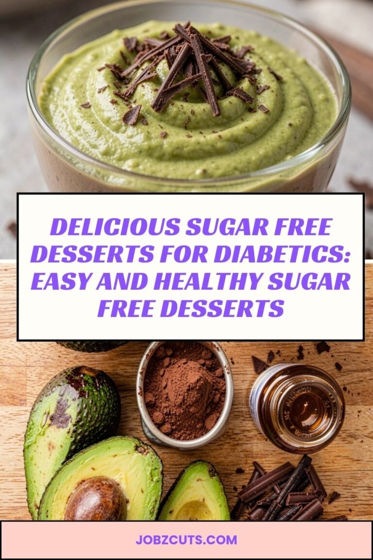 Sugar free desserts