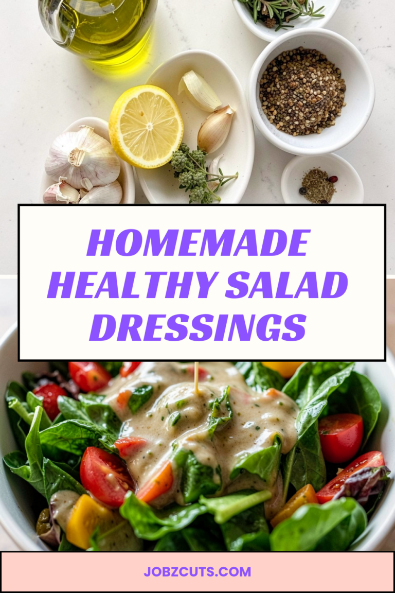 Healthy salad dressings