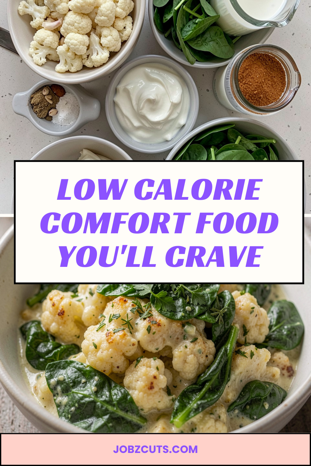 Low calorie comfort food