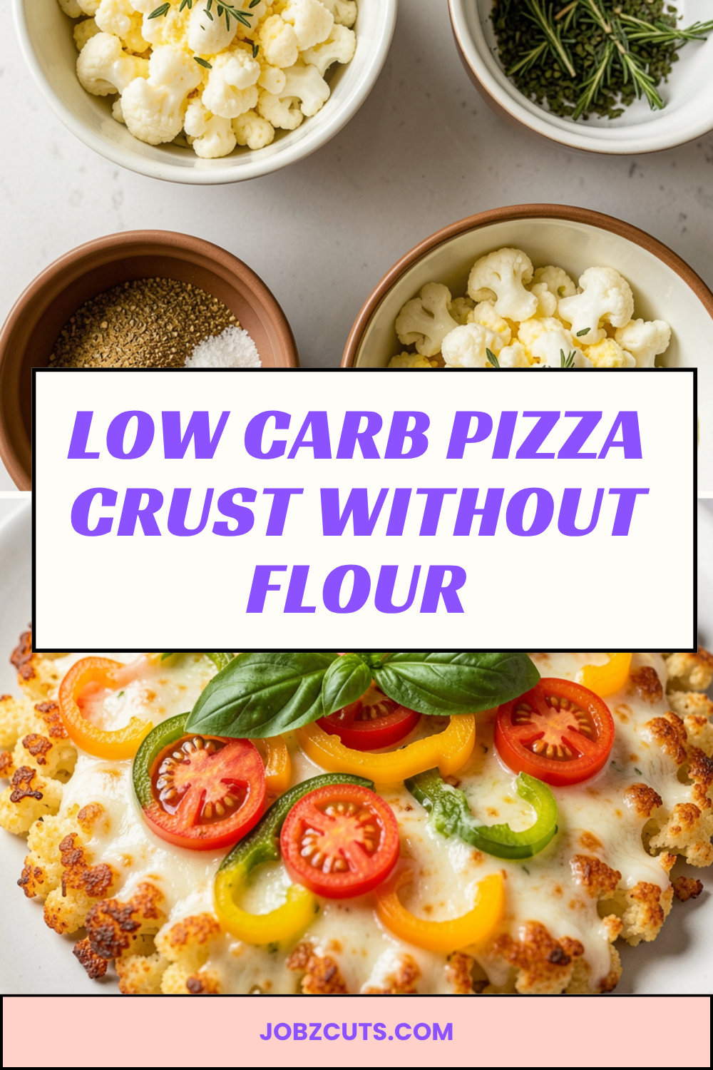 Low carb pizza crust
