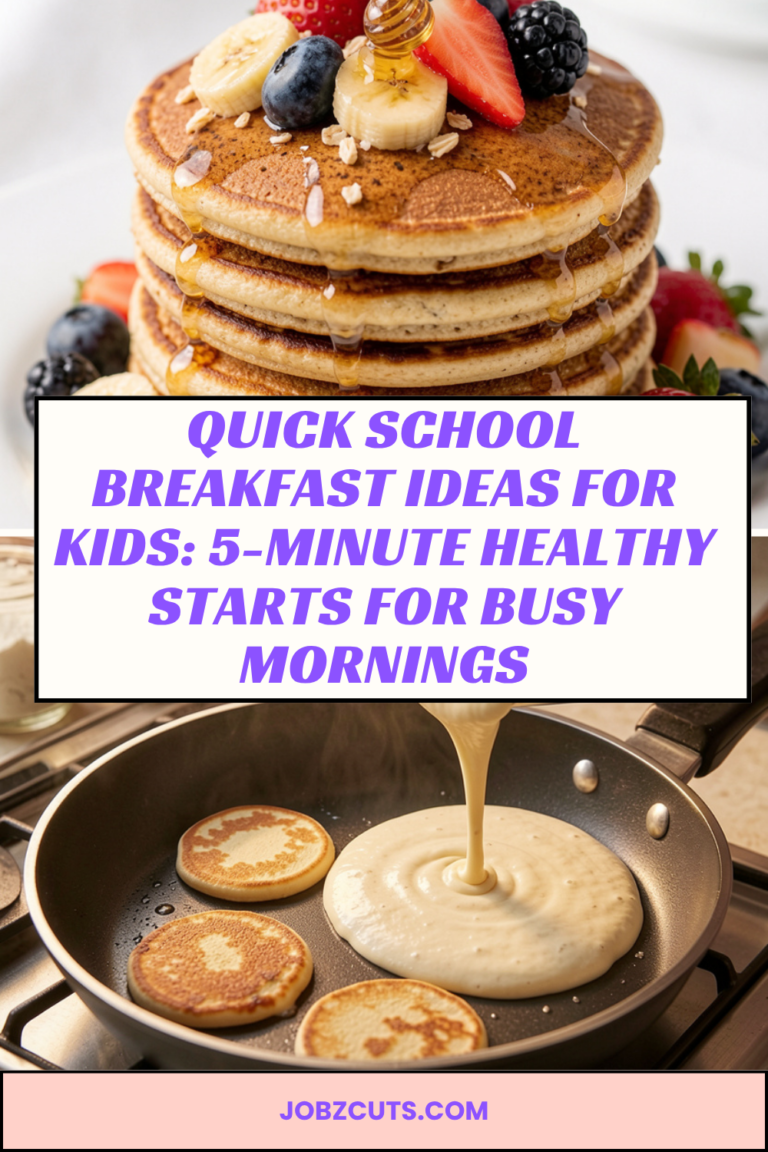 Quick school breakfast