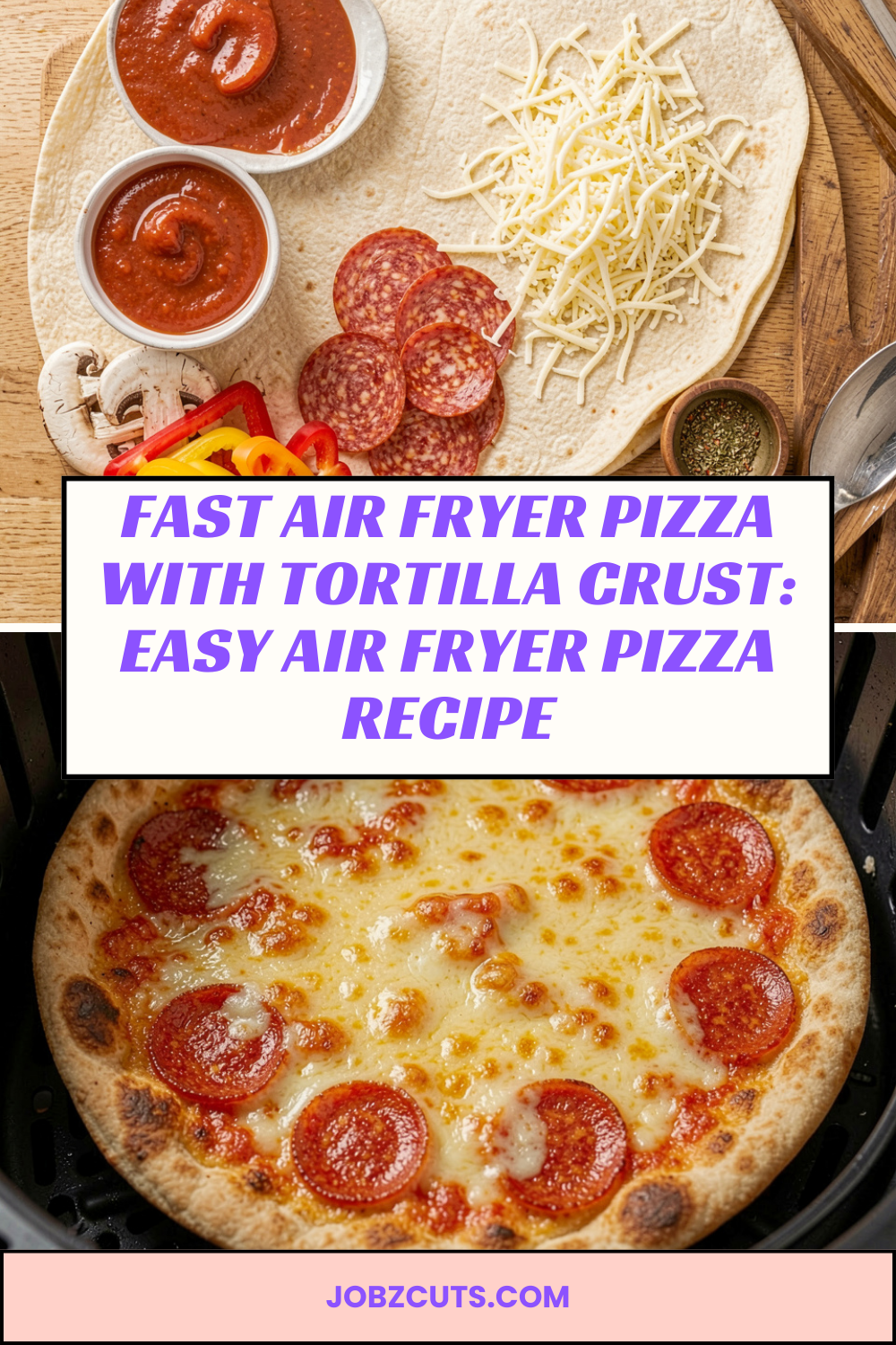 Air fryer pizza