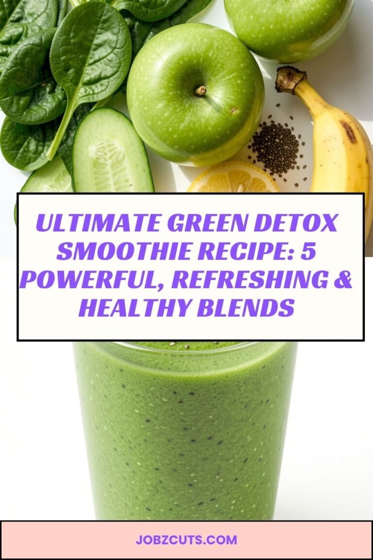 Green detox smoothie