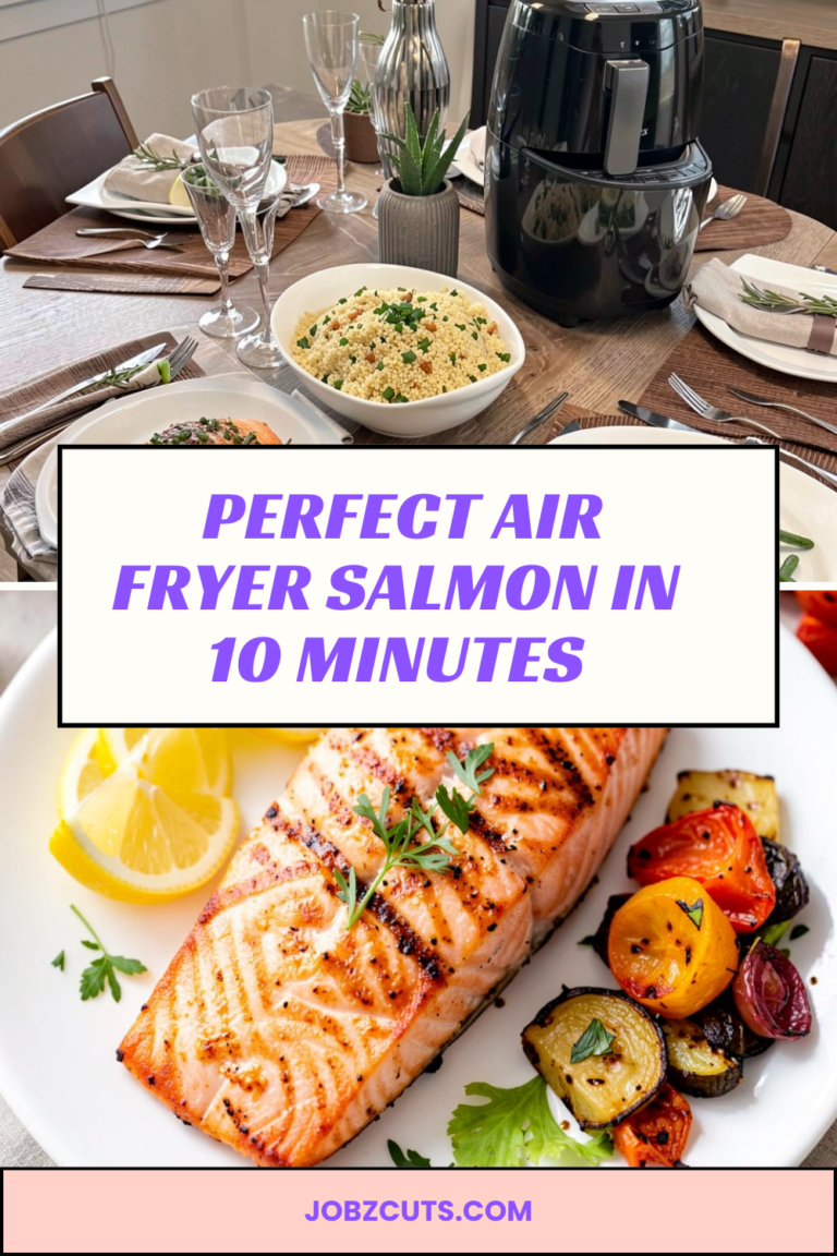 Perfect Air Fryer Salmon in 10 Minutes