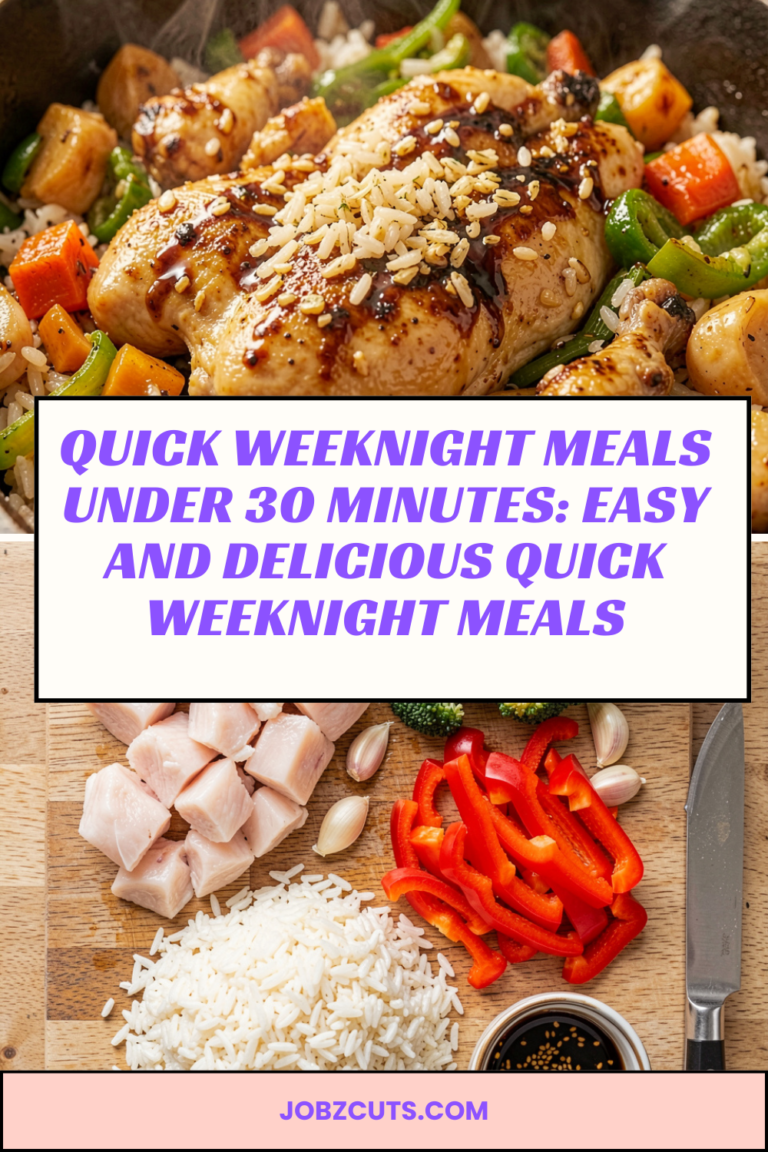 Quick weeknight meals