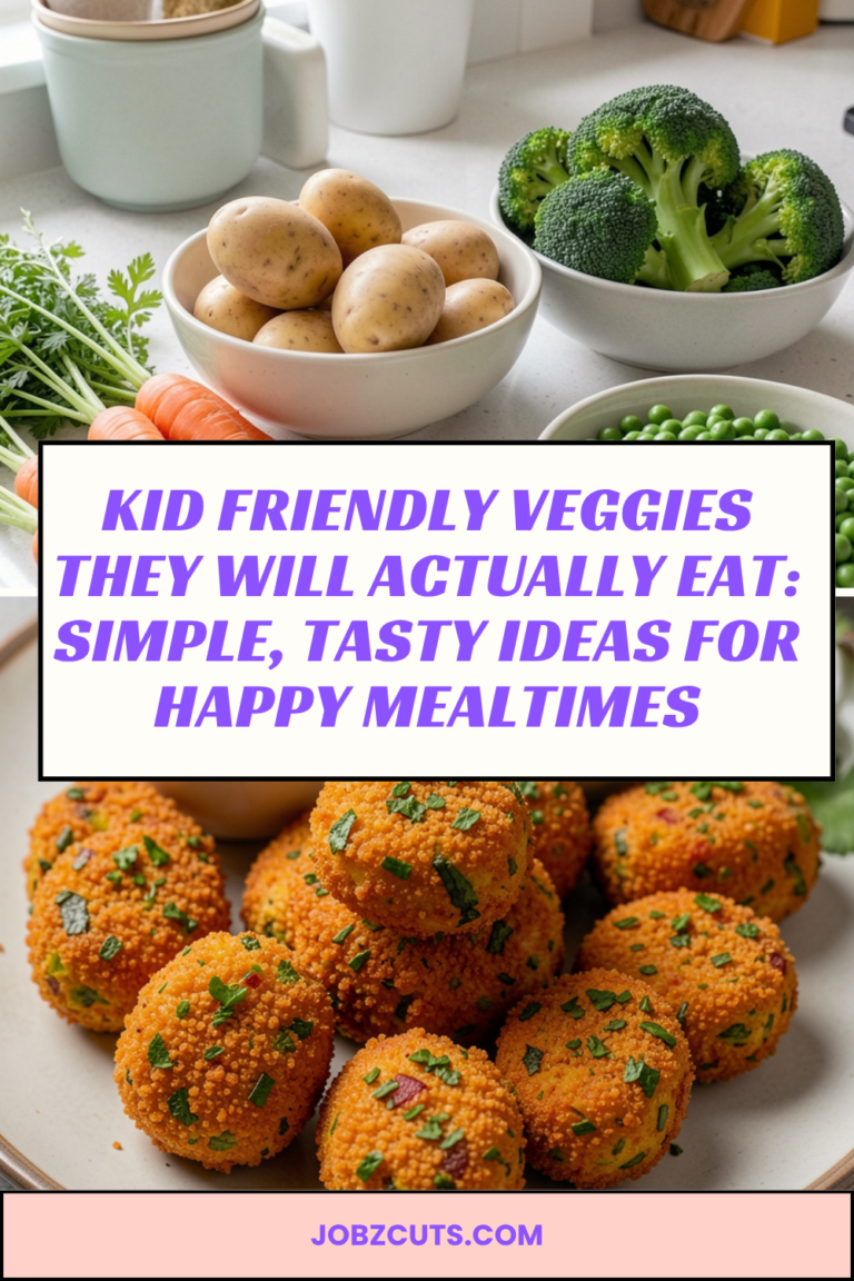 Kid friendly veggies