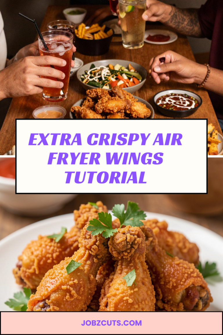 Extra Crispy Air Fryer Wings Tutorial