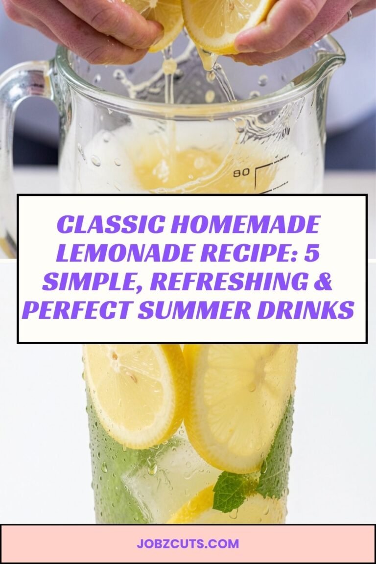 Homemade lemonade