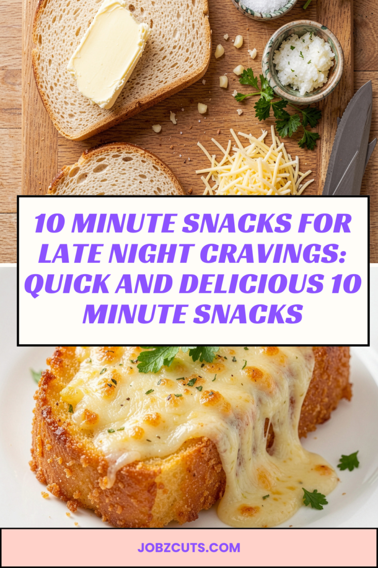 10 minute snacks