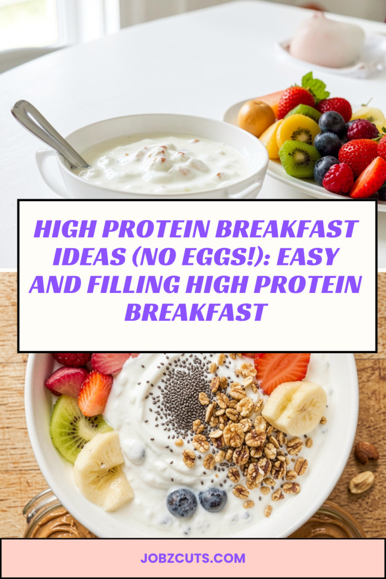 High protein breakfast