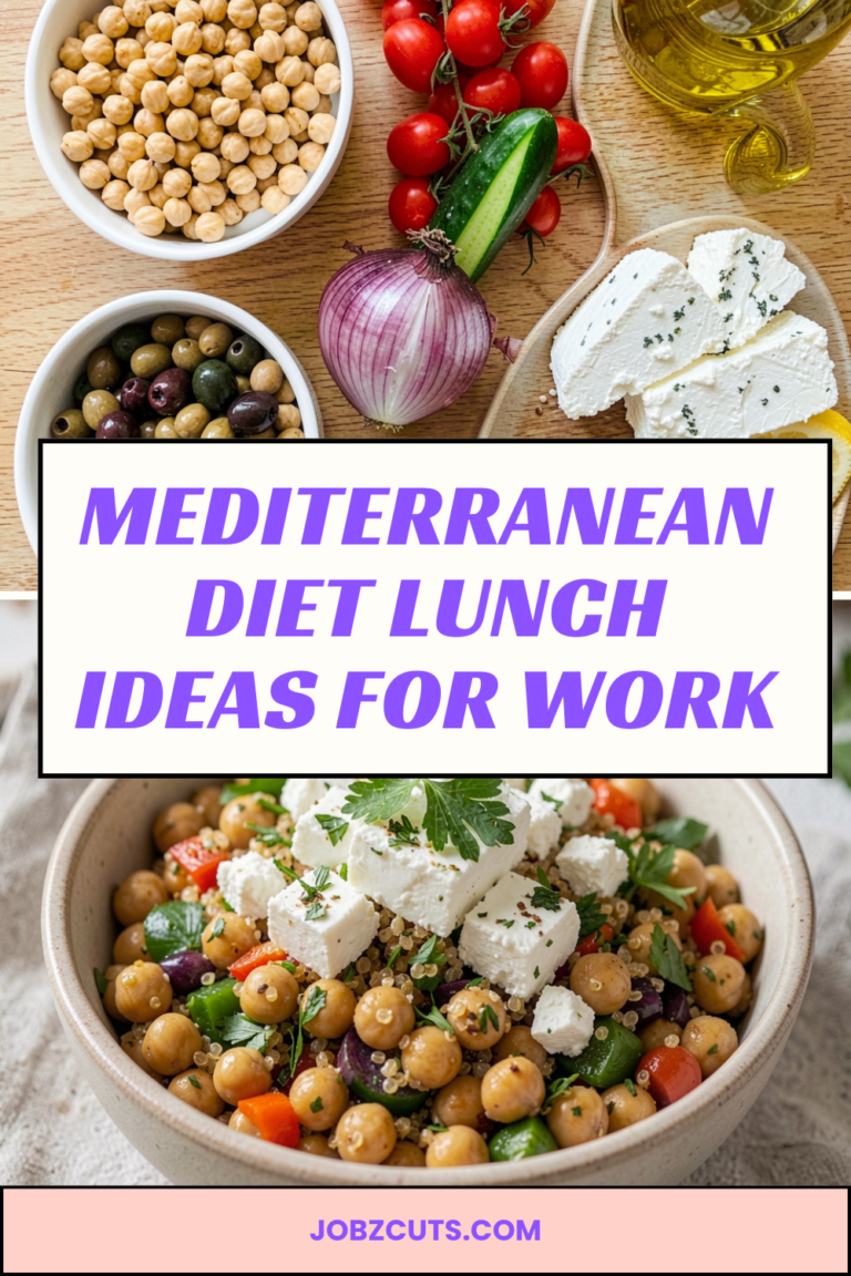 Mediterranean diet lunch